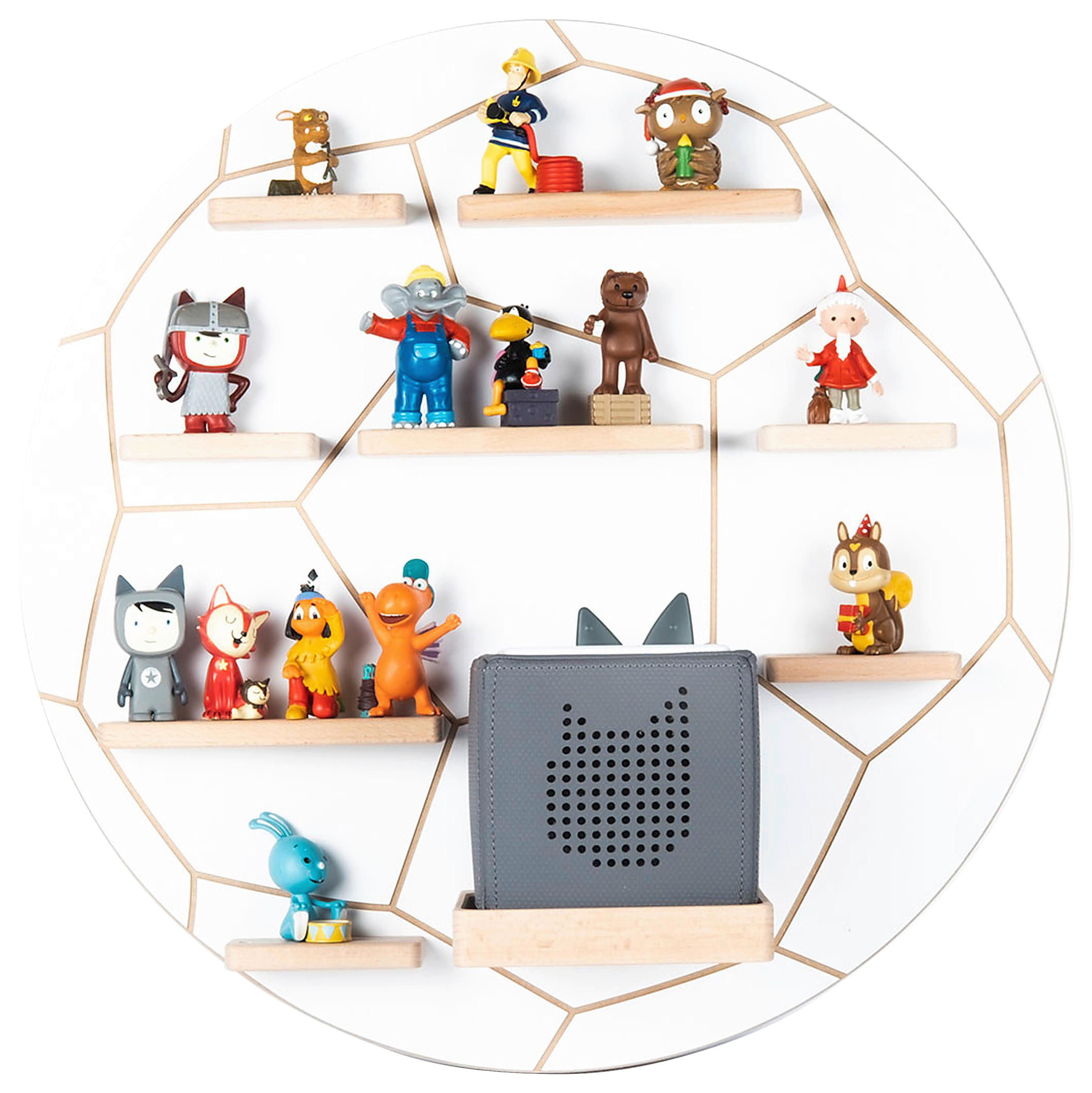 Otroška Polica Boarti, Bela - bela, Moderno, leseni material (50/50/19cm) - MID.YOU