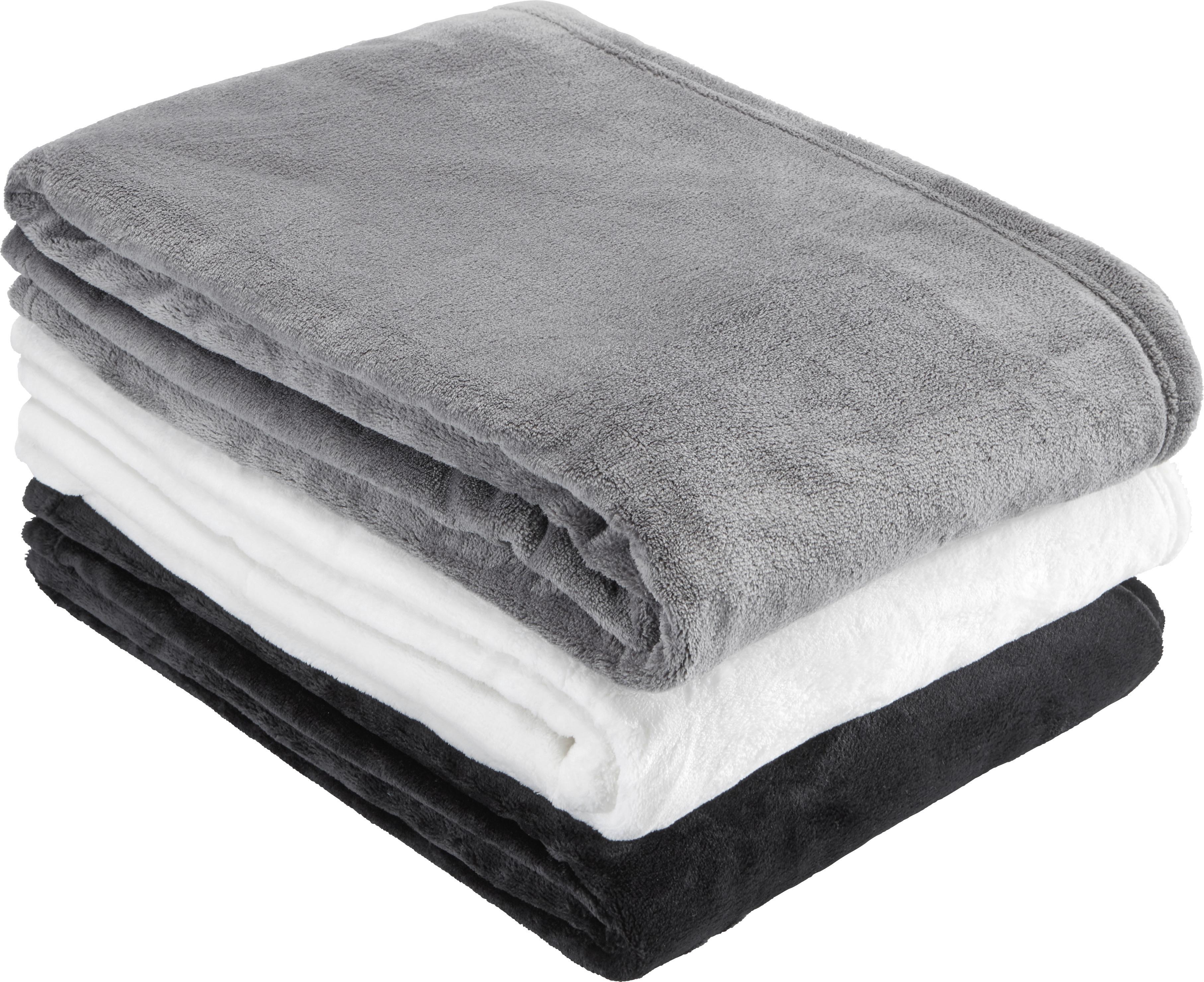 Puha Takaró Kuschelix 140/200cm - antracit, textil (140/200cm) - Modern Living