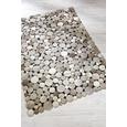 Lederteppich Lukas in Grau, ca. 130x190cm - Grau, MODERN, Leder/Textil (130/190cm) - MÖMAX modern living