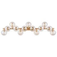 Wandleuchte Dallas Golfarben max. 28 Watt - Goldfarben, Trend, Glas/Metall (95/22/22cm) - MAYTONI