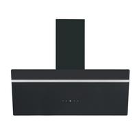 Dunstabzugshaube S20-90ABTH Schwarz - Edelstahlfarben/Schwarz, Basics, Glas/Metall (90/111.60/29.6cm) - PKM