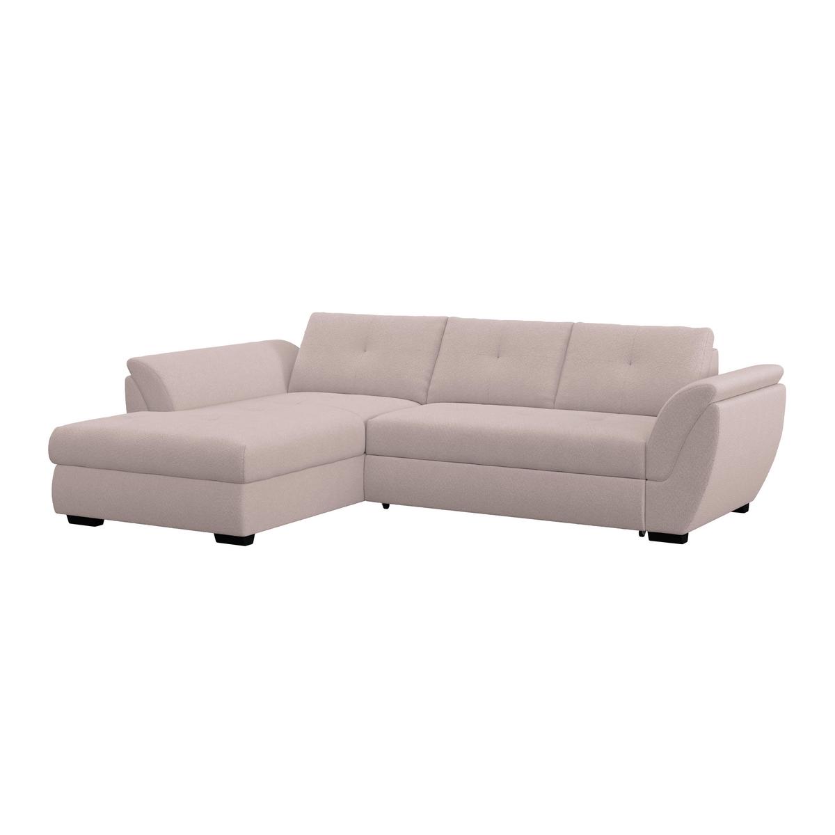 Kutna Garnitura Berisso - crna/sivo-bež, Konvencionalno, tekstil/plastika (187/278cm) - Ondega
