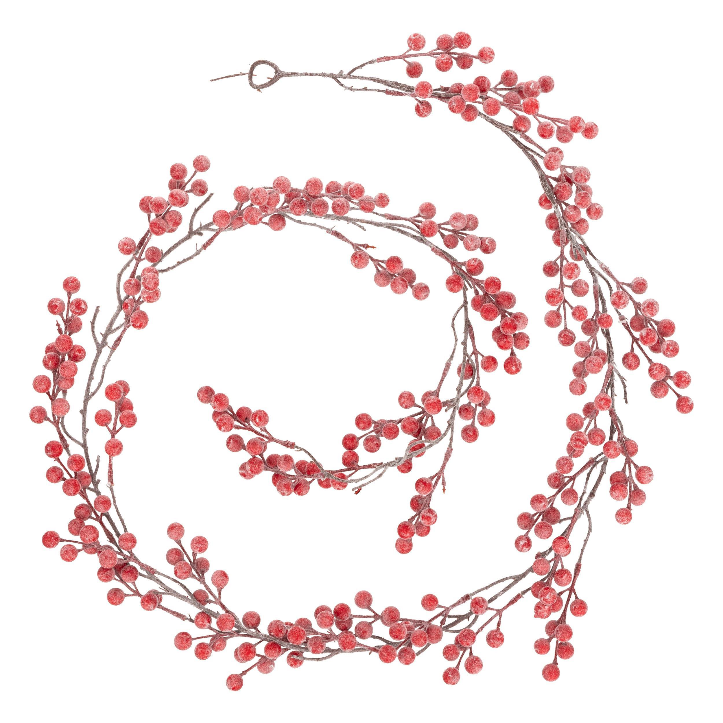 Ukras Za Bor Red Berry - crvena, Basics, plastika (8/3,5/190cm)