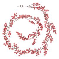 Ukras Za Bor Red Berry - crvena, Basics, plastika (8/3,5/190cm)