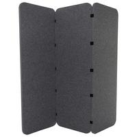 Pregradna Stena Flexmiut El, Siva - siva, Basics, umetna masa/tekstil (180/160/2,5cm) - MID.YOU