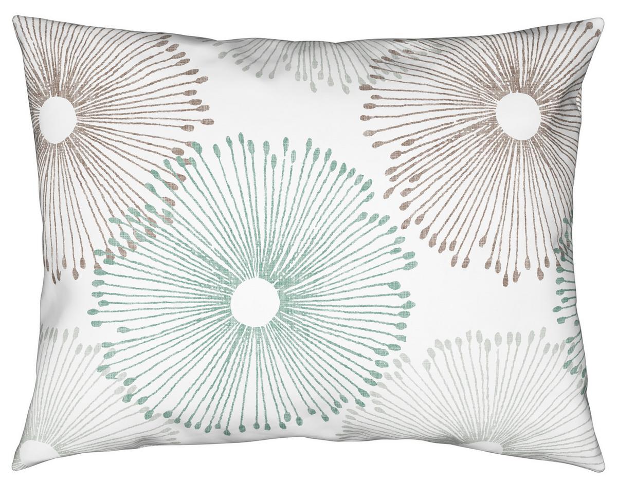 BETTWÄSCHESET MILA - Weiss/Grün, Natur, Textil (160/210cm) - Modern Living