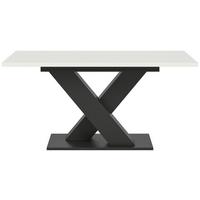 Raztegljiva Miza Marlon 150 Az, Bela, Temno Siva - siva/bela, Trend, leseni material (150-190/90/75cm) - MID.YOU