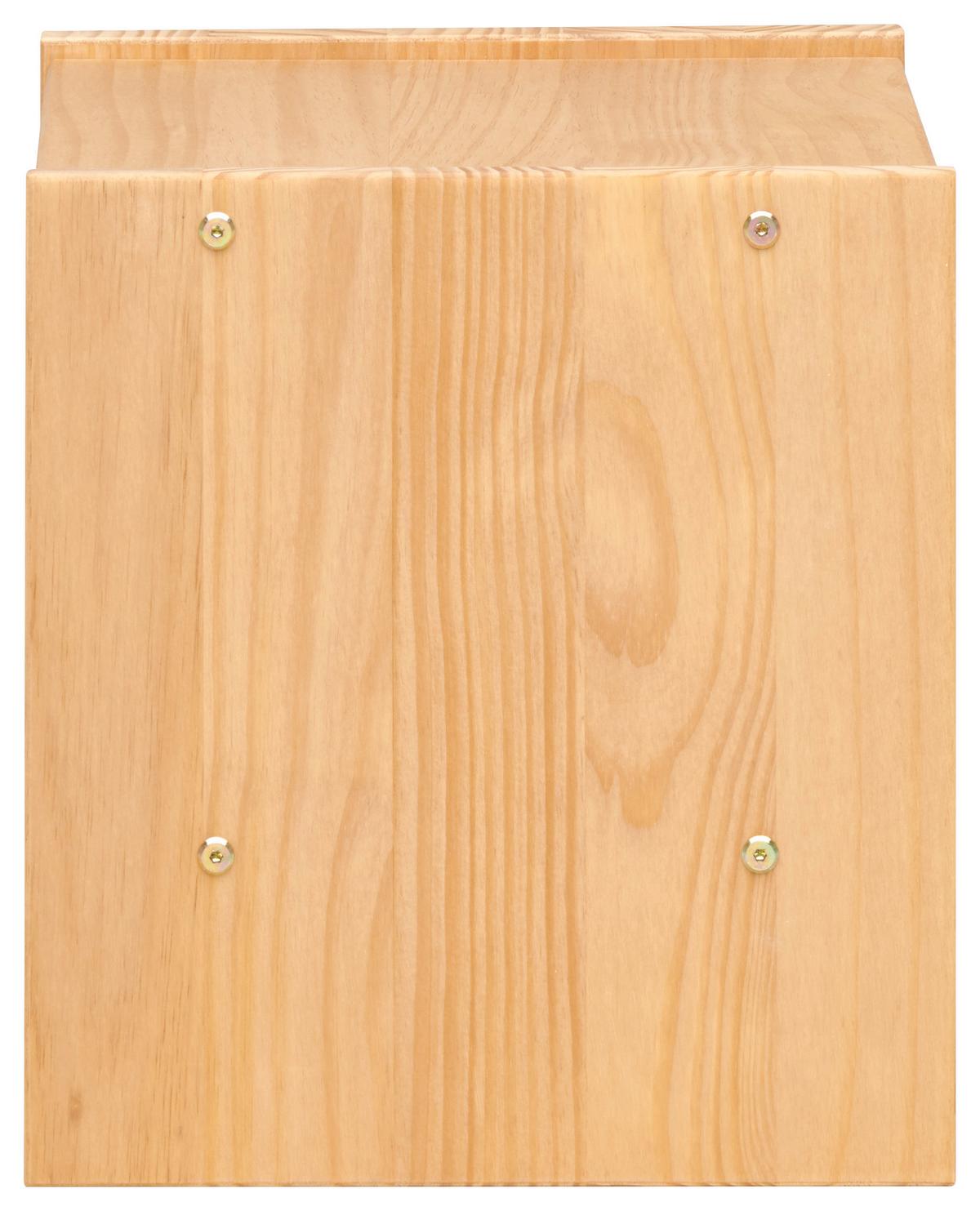 STOLIK BOCZNY BASIC - kolor naturalny, Basics, drewno (35/35/33cm) - MID.YOU