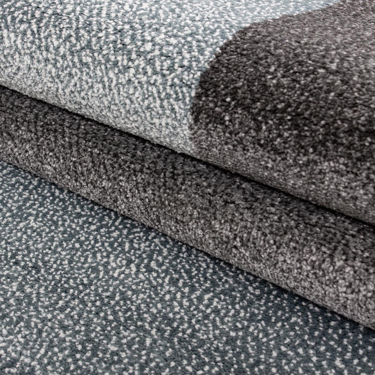 Webteppich Lucca Blau ca. 160x230cm - Blau, Trend, Textil (160/230cm)