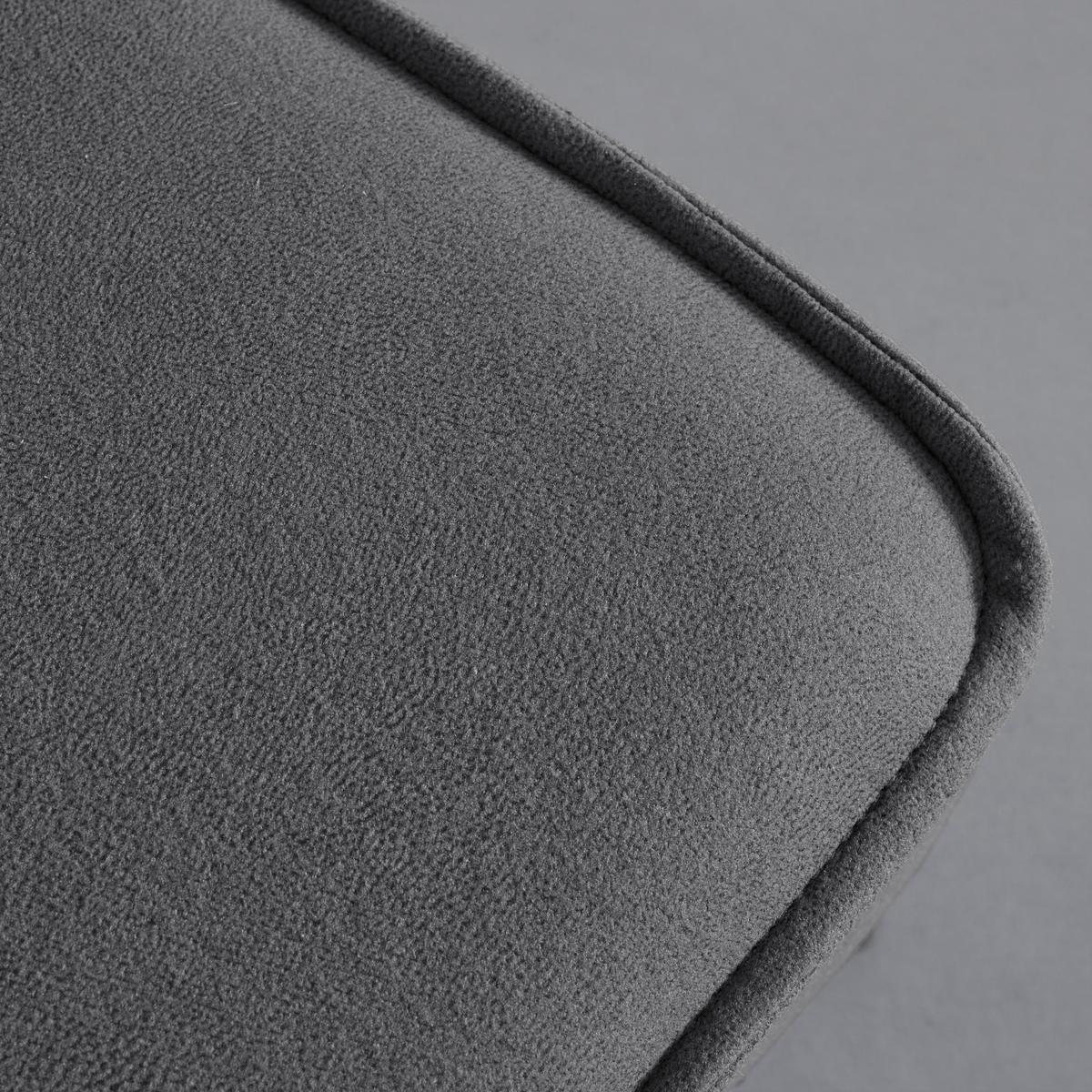 Relaxsessel Nati Grau Mikrofaser - Schwarz/Naturfarben, MODERN, Holz/Textil (52/79/66cm) - Bessagi Home