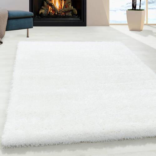 Läufer Brilliant Weiß ca. 80x250cm - Weiß, Basics, Textil (80/250cm)
