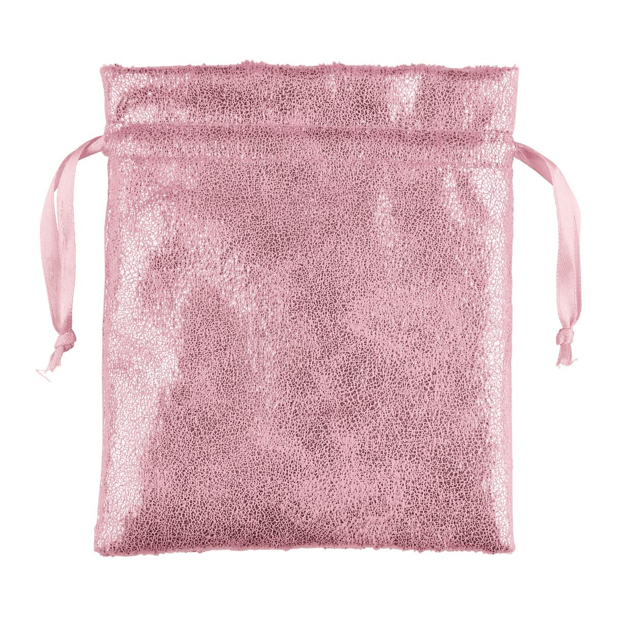 Geschenktaschenset Franzi diverse Farben - Pink/Weiß Hochglanz, KONVENTIONELL, Textil (12/14cm) - Mömax