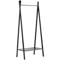 KLEIDERSTÄNDER NOBLE 5167020 - Schwarz, ROMANTIK / LANDHAUS, Holz (74/180/50cm) - MID.YOU