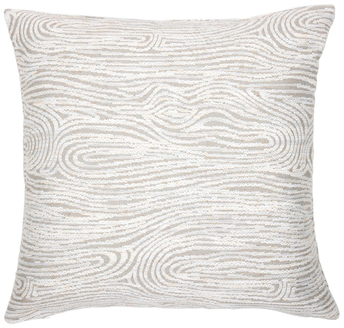 Kissenhülle Weave Perlmutt ca. 40x40cm - Perlmutt, Textil (40/40cm)