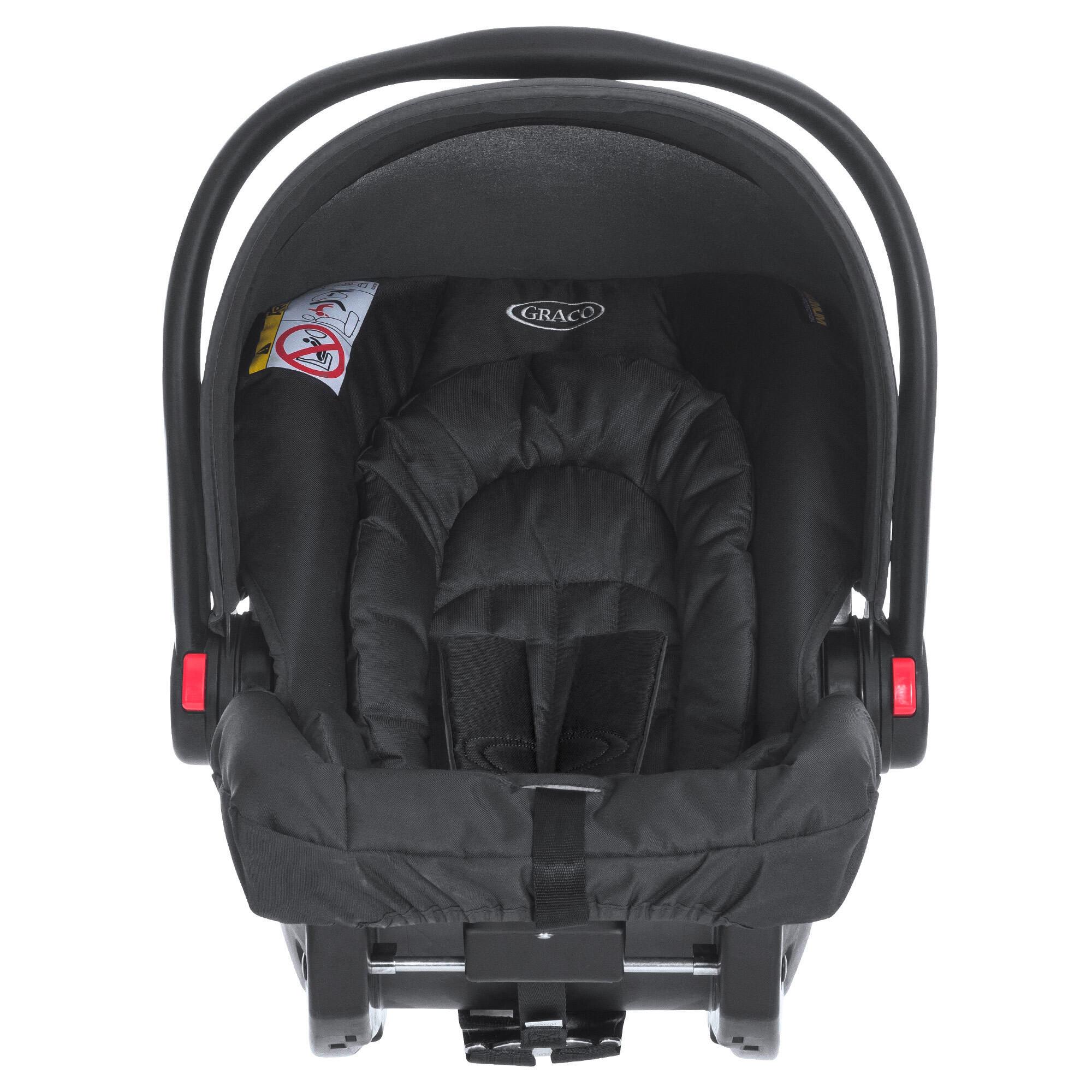 NOSIDEŁKO SAMOCHODOWE 8AG999MDLEU - czarny, Basics, tworzywo sztuczne/tkanina (58/65/46cm) - Graco