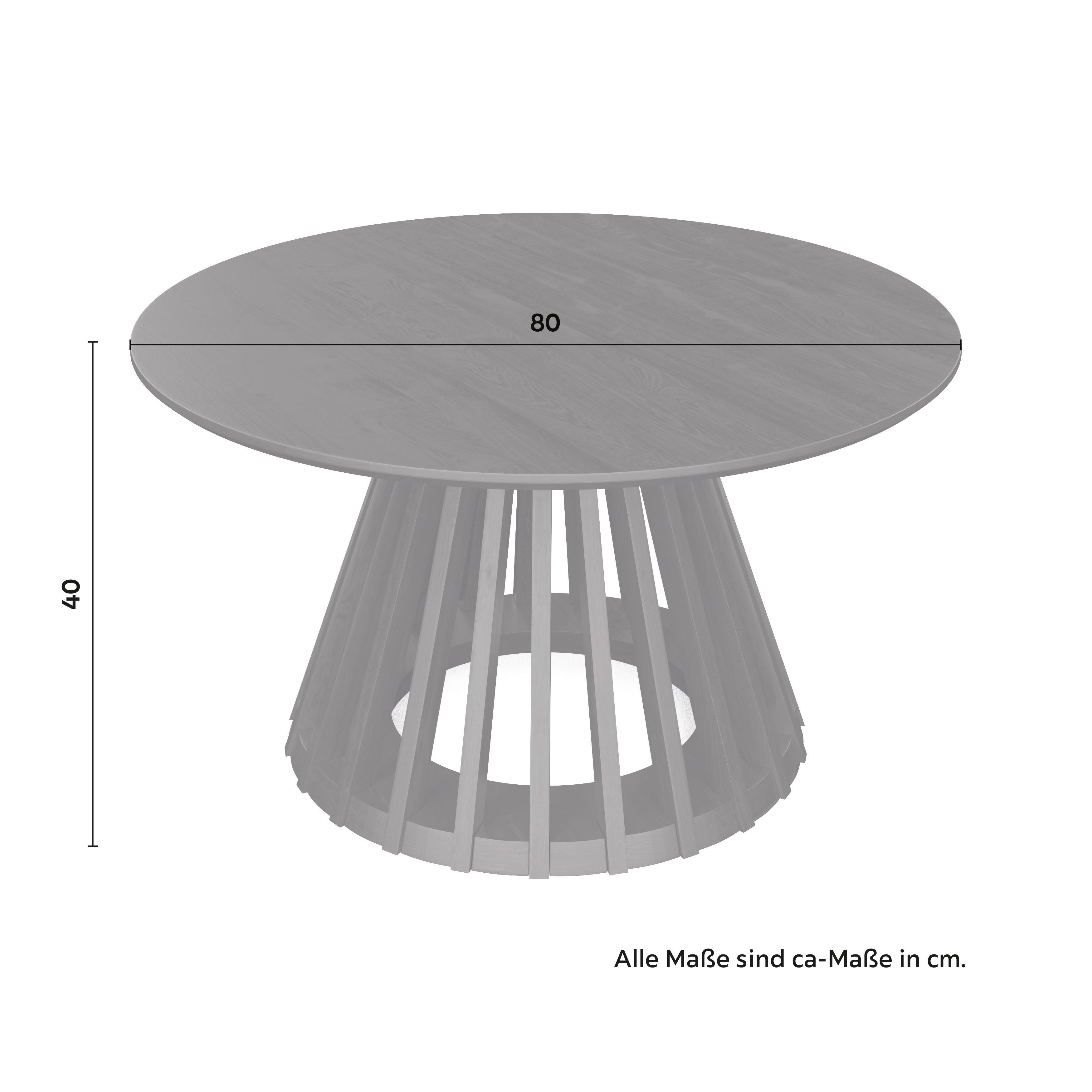 SOFFBORD ENNIO - svart, Modern, trämaterial/trä (80/40cm) - Bessagi Home