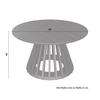 SOFFBORD ENNIO - svart, Modern, trämaterial/trä (80/40cm) - Bessagi Home