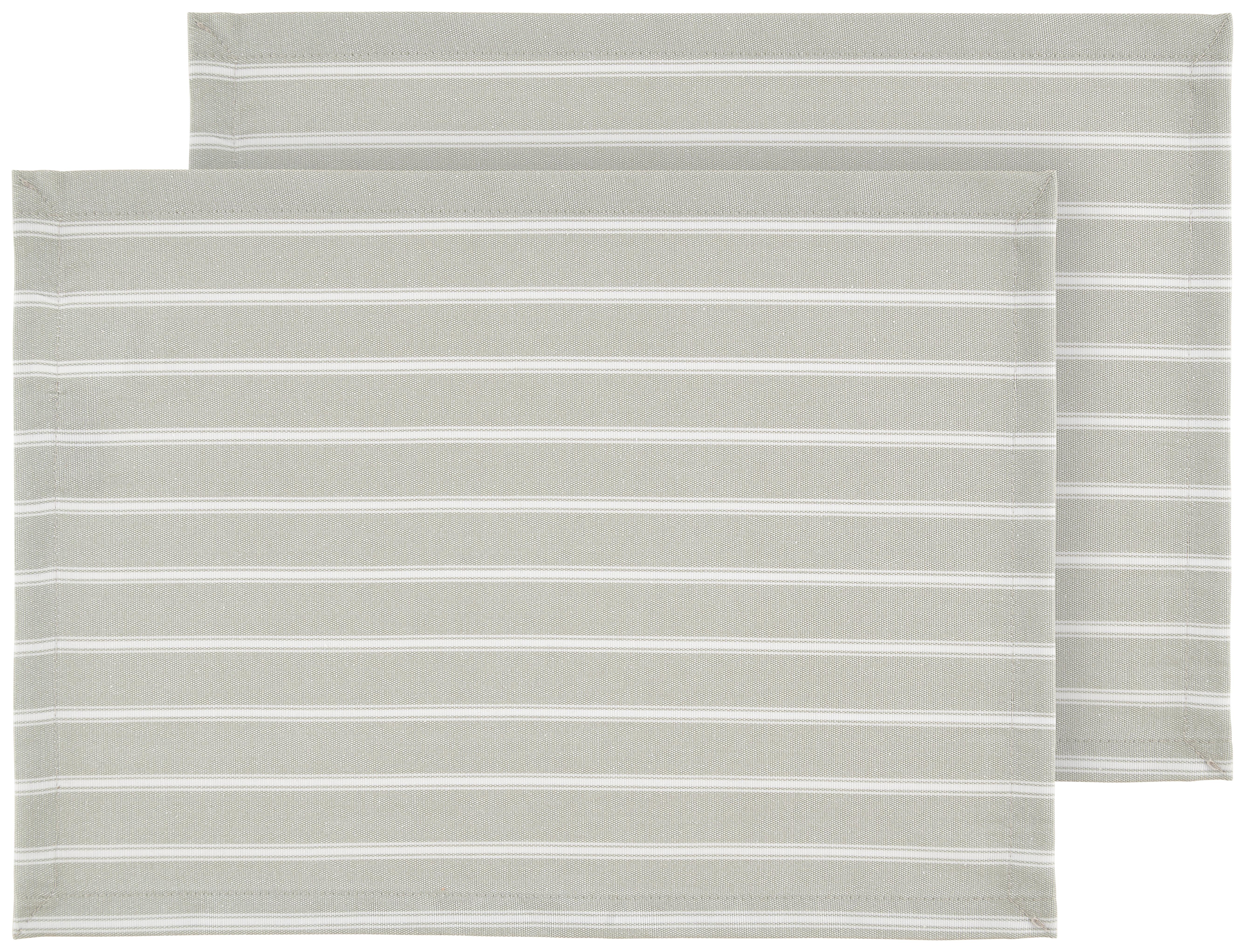 Étkezőalátét Steffi 33/45cm, 2db - bézs/fehér, Konventionell, textil (33/45cm) - Mary's