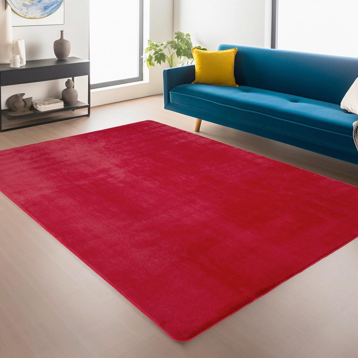 Tkana Preproga Joy, Rdeča, 140x200cm - rdeča, Design, tekstil (140/200cm)