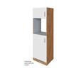 Held Backofen-/Kühlschrank Umbauschrank ca. 60 cm Weiß - Chromfarben/Weiß, MODERN, Holzwerkstoff/Metall (60/200/60cm) - Held