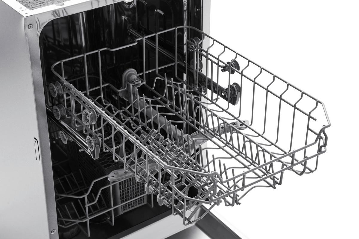 Geschirrspüler Katha Weiß/Edelstahl B: ca. 44 cm - Weiß/Grau, Trend, Kunststoff/Metall (44/81,5/57cm) - Respekta