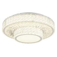 Stropna Led-svetilka Mucky, S Sijalko - barve kroma/prozorno, Konvencionalno, kovina/steklo (50/17,3cm) - Globo