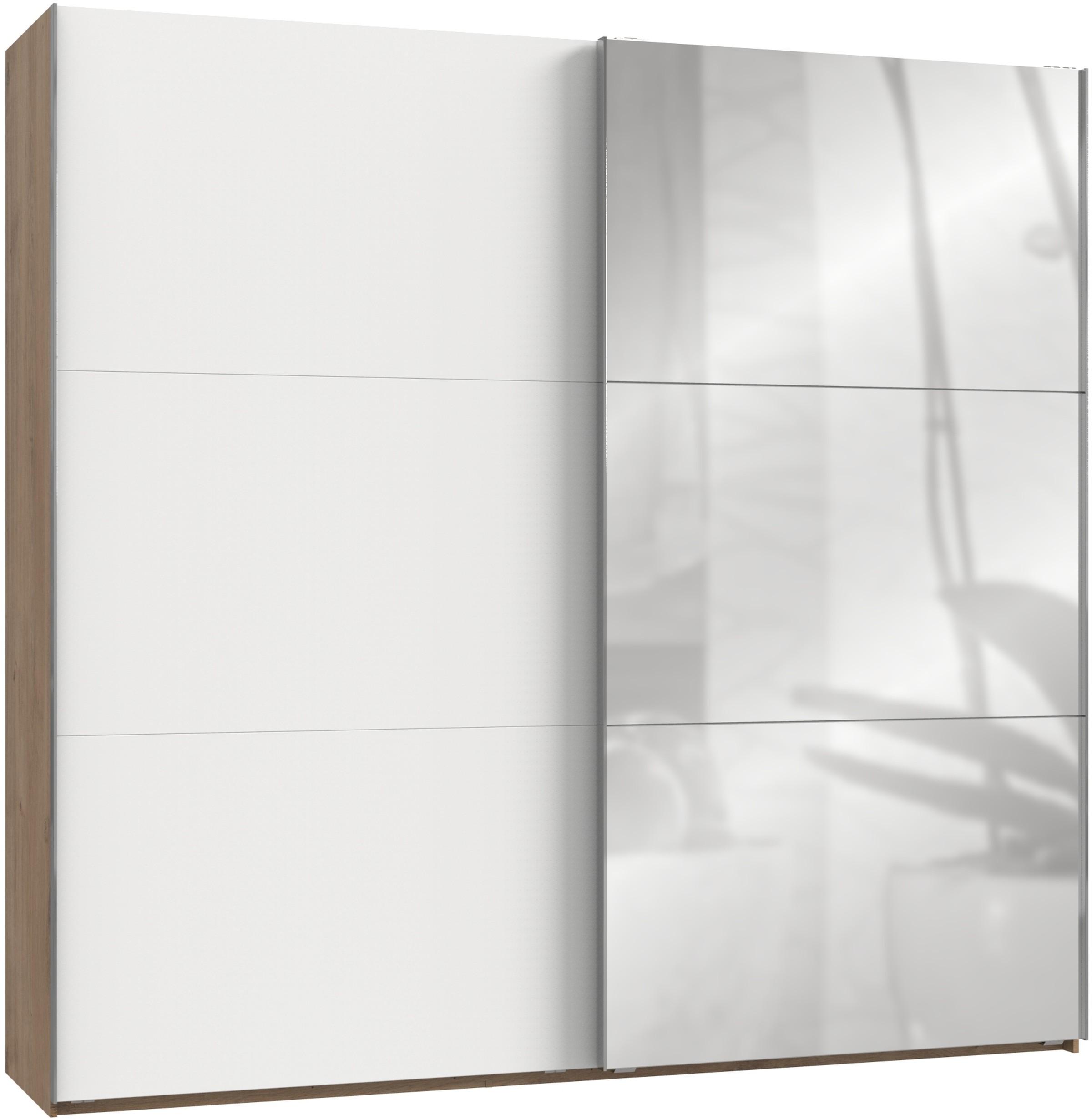 Ormar S Kliznim Vratima Level 36 A - bijela/boje hrasta, Moderno, drvni materijal/metal (250/236/65cm) - Modern Living