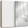 Ormar S Kliznim Vratima Level 36 A - bijela/boje hrasta, Moderno, drvni materijal/metal (250/236/65cm) - Modern Living