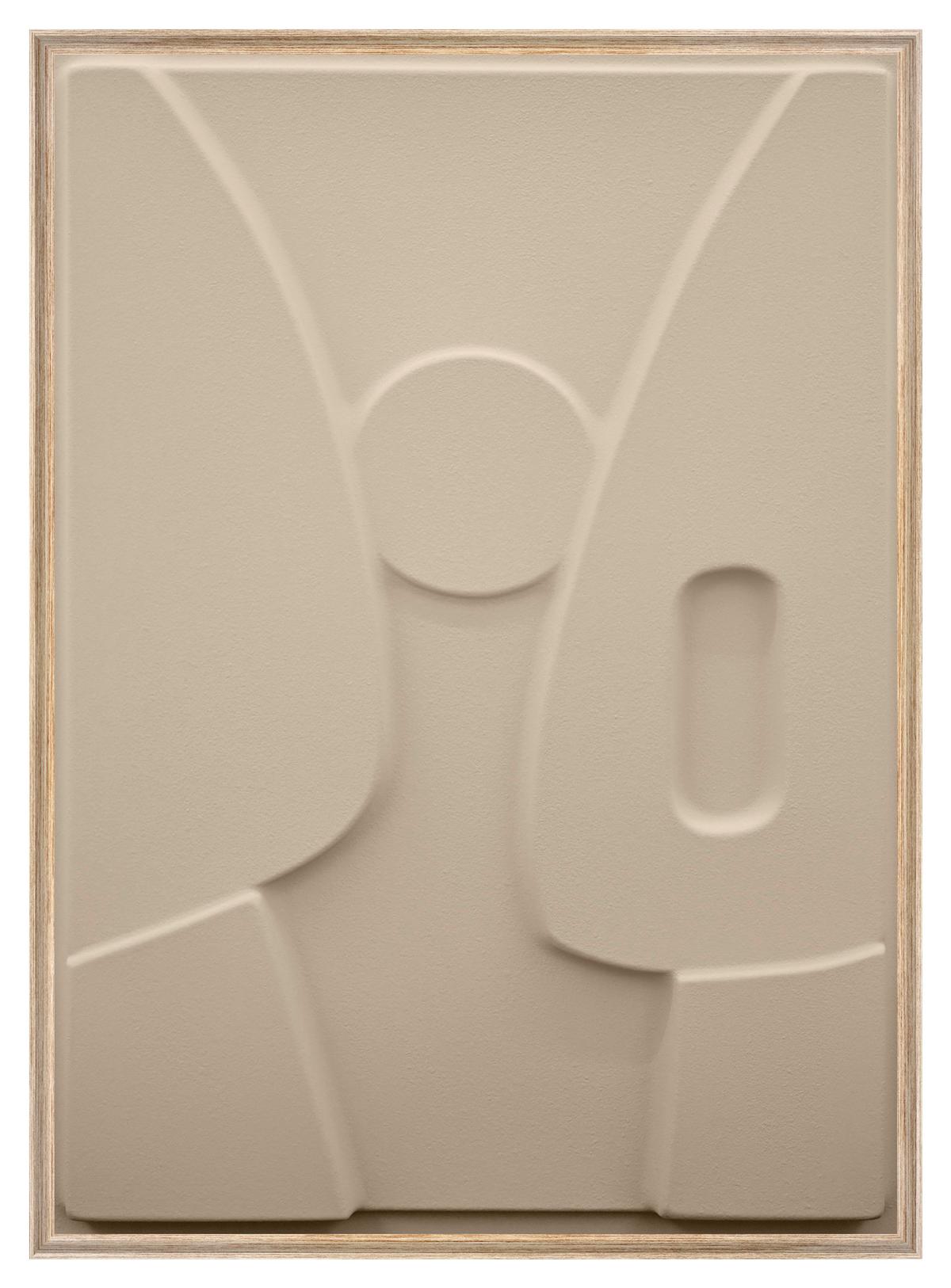 Slika Antonio - svetlo rjava/barve hrasta, umetna masa/leseni material (50/70cm) - Modern Living