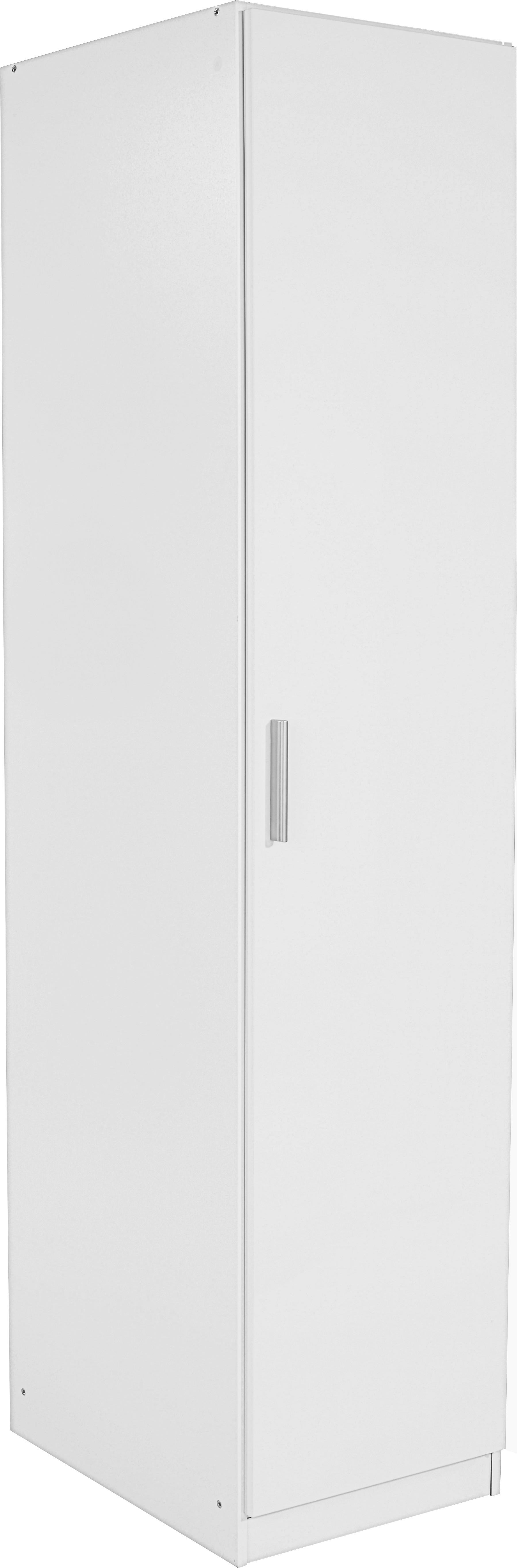 Omara Za Oblačila Celle - aluminij, Moderno, umetna masa/leseni material (47/197/54cm) - Premium Living