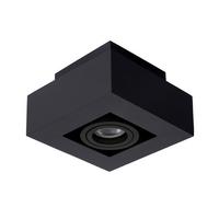 Led-deckenleuchte 09119/06/30 Xirax - Schwarz, Basics (14/14/8.8cm) - Lucide