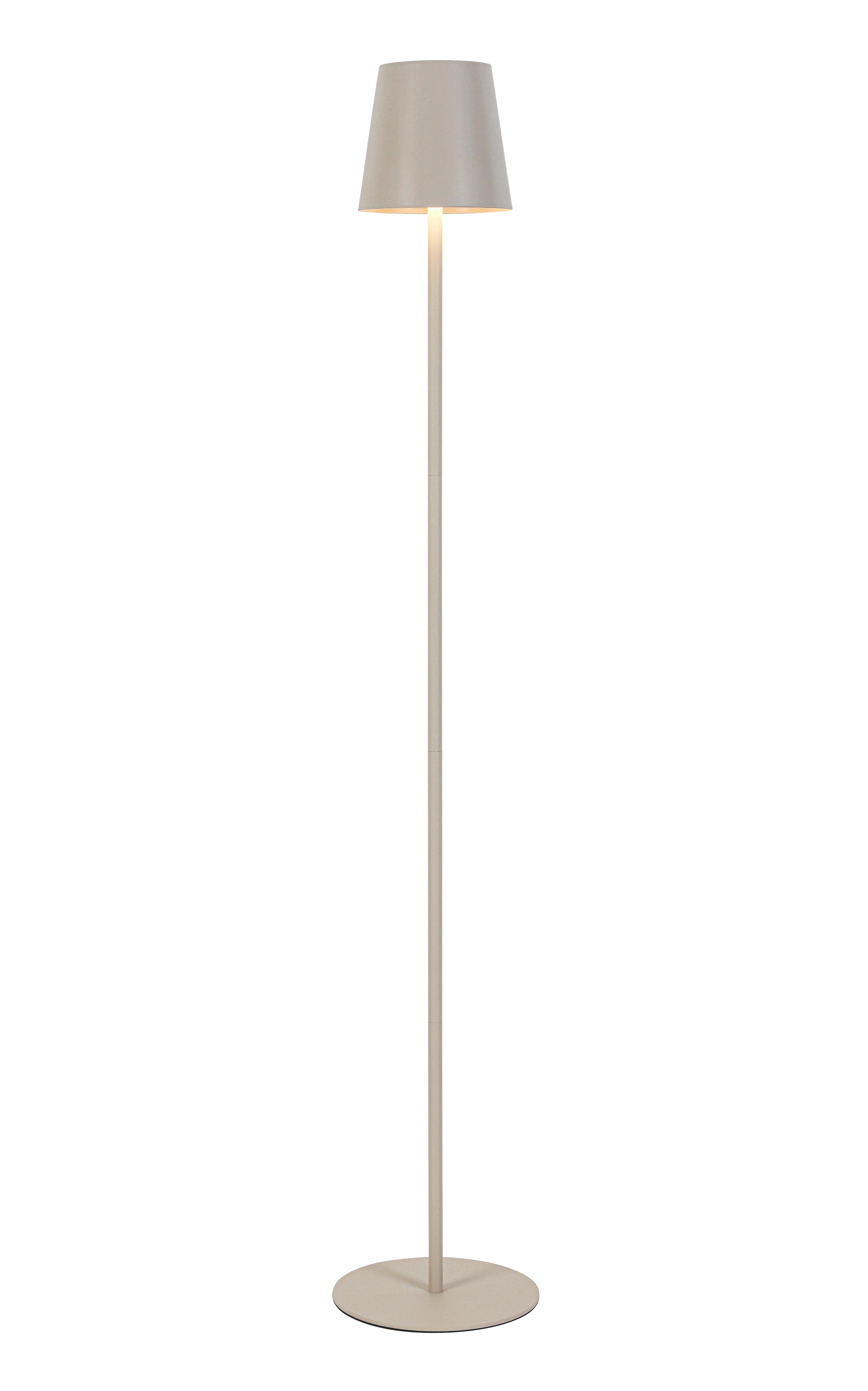 LED-Außenleuchte Ausi Sandfarben max. 4 Watt - Sandfarben, Modern, Kunststoff/Metall (22/130cm) - Mömax