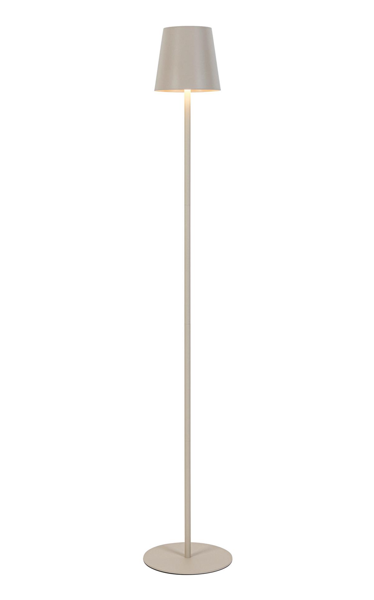 LED-Außenleuchte Ausi Sandfarben max. 4 Watt - Sandfarben, Modern, Kunststoff/Metall (22/130cm) - Mömax