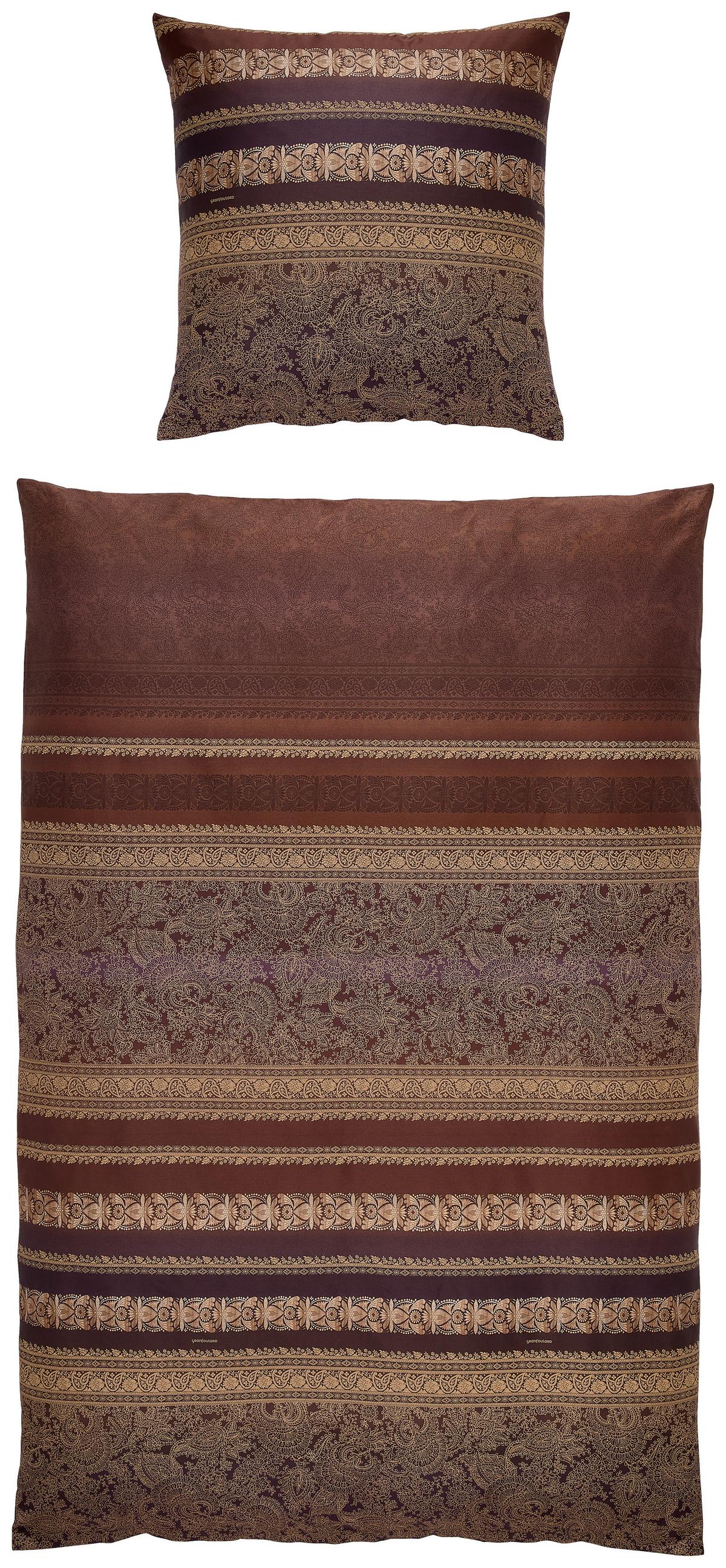 POŚCIEL MONREALE - jasnobrązowy, Konventionell, tkanina (135/200cm) - Bassetti