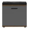 Garderobenbank Jakob ca. 48,5x49x30cm Anthrazit,Schwarz - Alteiche/Anthrazit, LIFESTYLE, Holzwerkstoff (48,5/49/30cm) - MID.YOU