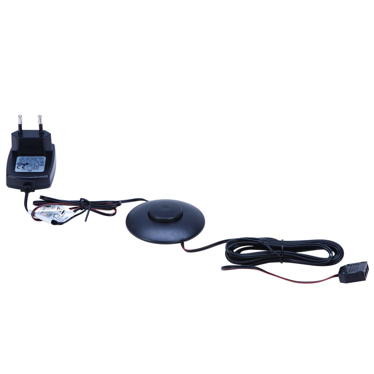 Aufbauleuchte Slimline in Schwarz max. 6 Watt - Schwarz, MODERN (60cm)