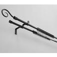 Set Za Drog Za Zavese Hook - črna, kovina (120/210cm) - Mömax modern living Set Za Drog Za Zavese Hook - črna, kovina (120/210cm) - Mömax modern living