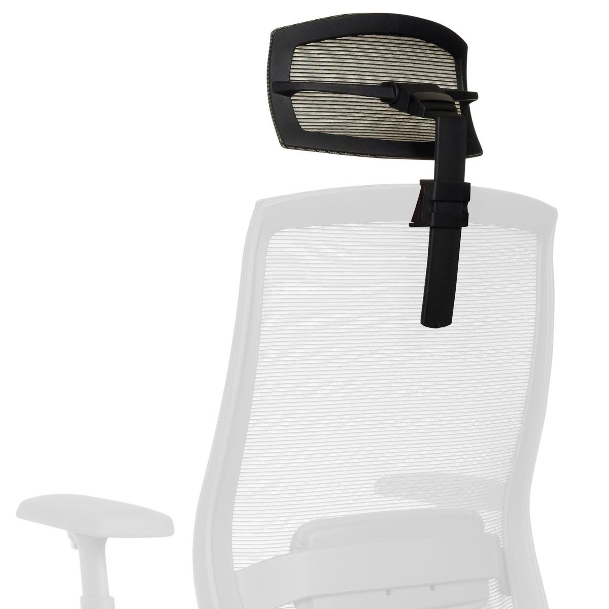 Naslon Za Glavo Aspen, Črna - črna, Moderno, umetna masa/tekstil (29/15-30/12cm) - MID.YOU