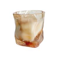 Duftkerze Pleasure Bernsteinfarben - Bernsteinfarben, MODERN, Glas (8/8cm) - Mömax