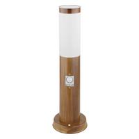 Außenleuchte Boston in Braun max. 30 Watt - Opal/Braun, Basics, Kunststoff/Metall (12,7/45cm) - Globo