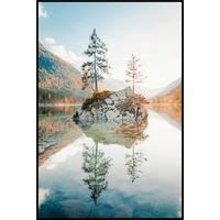 Slika S Okvirom Elena 50x70cm - višebojno/crna, Moderno, papir/drvni materijal (50/70cm) - Mömax