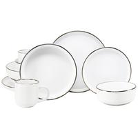 Servis Nordic Festive 10/1 - bijela/zlatne boje, Basics, keramika - Creatable