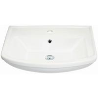 Waschbecken Weiß ca. 60cm - Weiß, Keramik (61/18/48,5cm) - Mömax