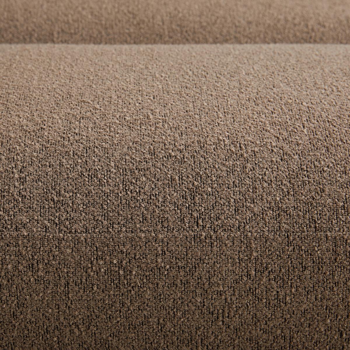 Wohnlandschaft Tiva Naturfarben - Schwarz/Braun, Modern, Holz/Textil (220/70/95cm) - Mömax
