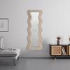 VÄGGSPEGEL SUKI -TREND- - taupe, Romantik / Lanthus, trämaterial/glas (60/160/4cm) - Premium Living