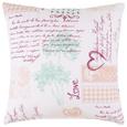 Díszpárna Romance - Bordó/Zöld, romantikus/Landhaus, Textil (45/45cm) - Modern Living Díszpárna Romance - Bordó/Zöld, romantikus/Landhaus, Textil (45/45cm) - Modern Living