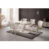 MATBORD STEVEN - beige, Design, metall/trämaterial (180/95/76cm) - Mömax