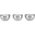 Teelichthalter Vera in Edelstahlfaben - Edelstahlfarben, Metall (7/4cm) - MÖMAX modern living