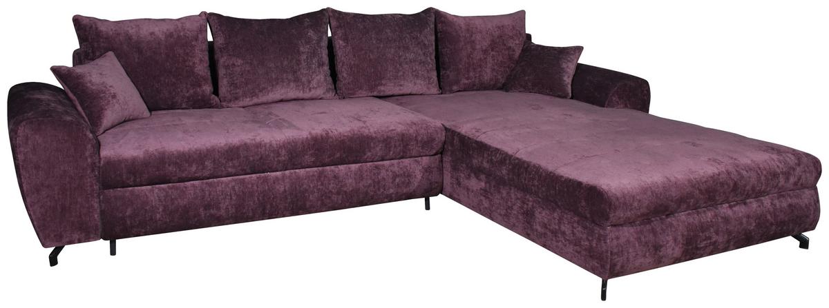 Coltar PORTLAND - lila, Modern, lemn/metal (320/94/214cm) - Modern Living