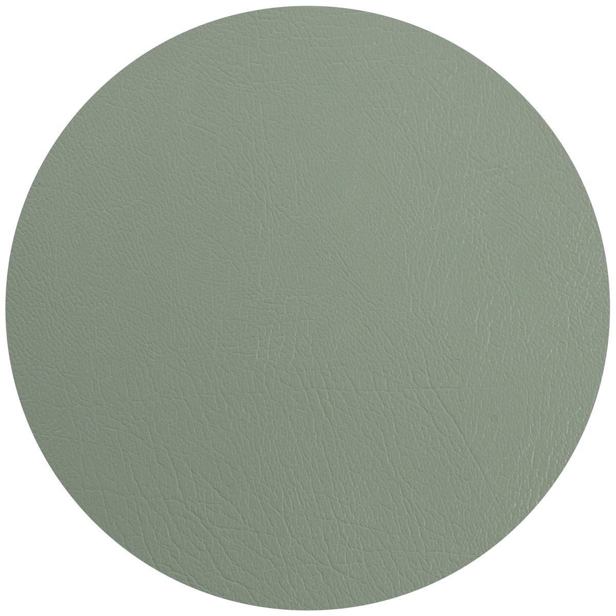 Alátét Jette - zöld, bőr (10cm) - Premium Living